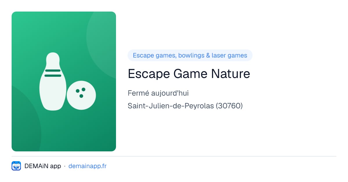 Escape Game Nature — Saint-Julien-de-Peyrolas