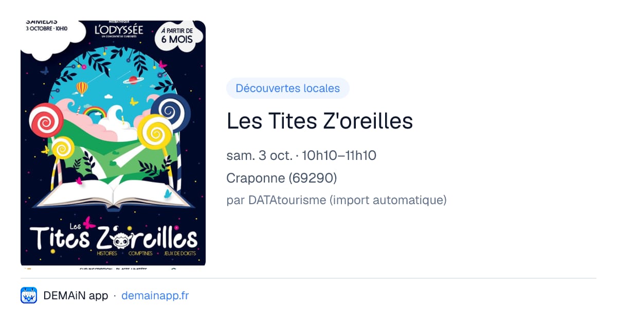 Les Tites Z'oreilles — Craponne