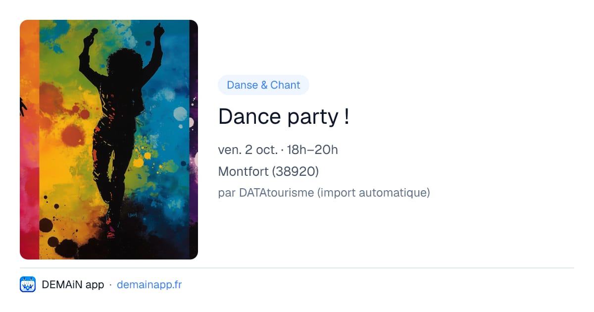 Dance party ! — Montfort