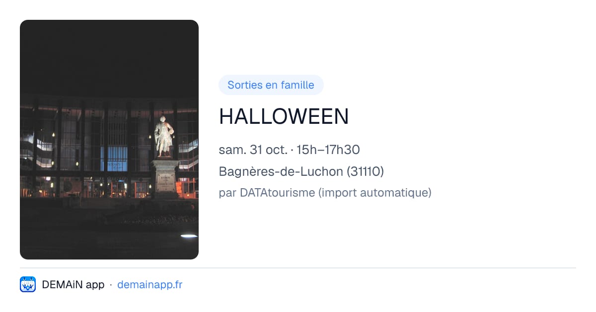 HALLOWEEN — Bagnères-de-Luchon