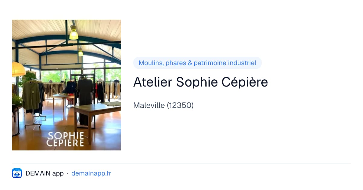Atelier Sophie Cépière — Maleville