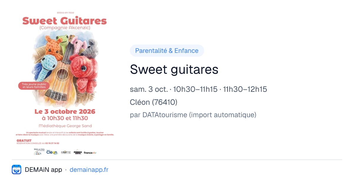 Sweet guitares — Cléon