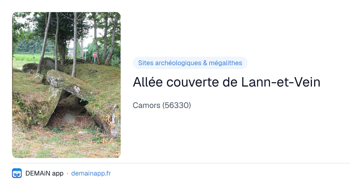Allée couverte de Lann-et-Vein — Camors