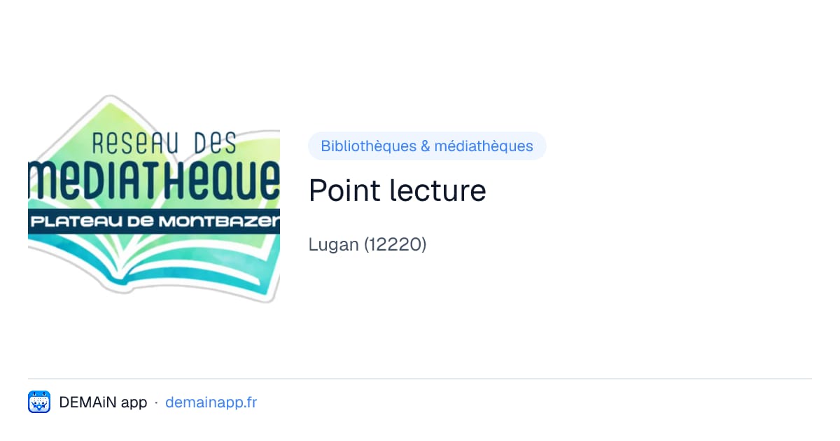 Point lecture — Lugan