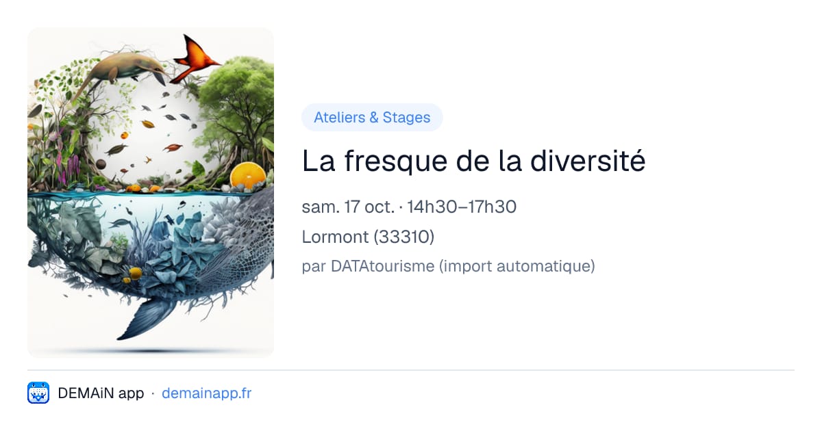 La fresque de la diversité — Lormont