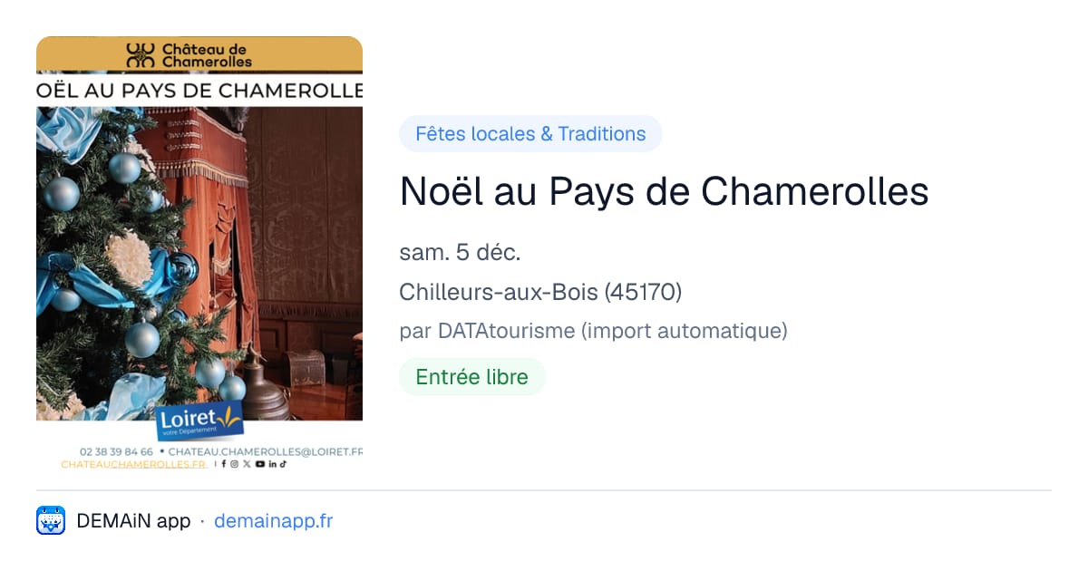 Noël au Pays de Chamerolles — Chilleurs-aux-Bois