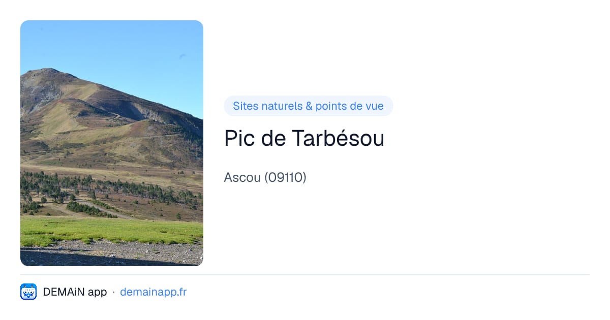 Pic de Tarbésou — Ascou