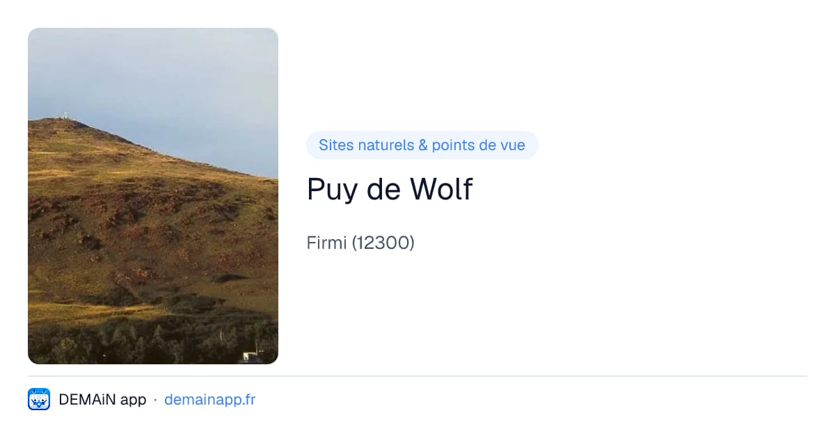 Puy de Wolf — Firmi