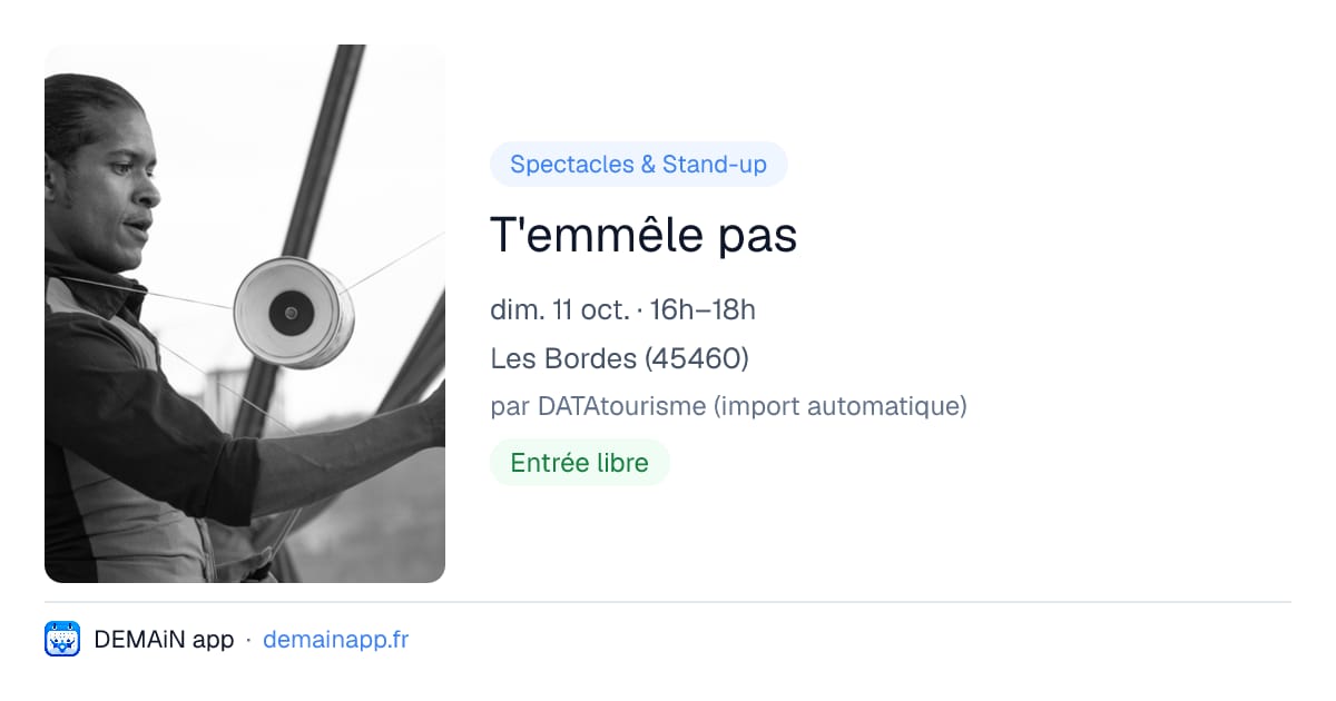 T'emmêle pas — Les Bordes