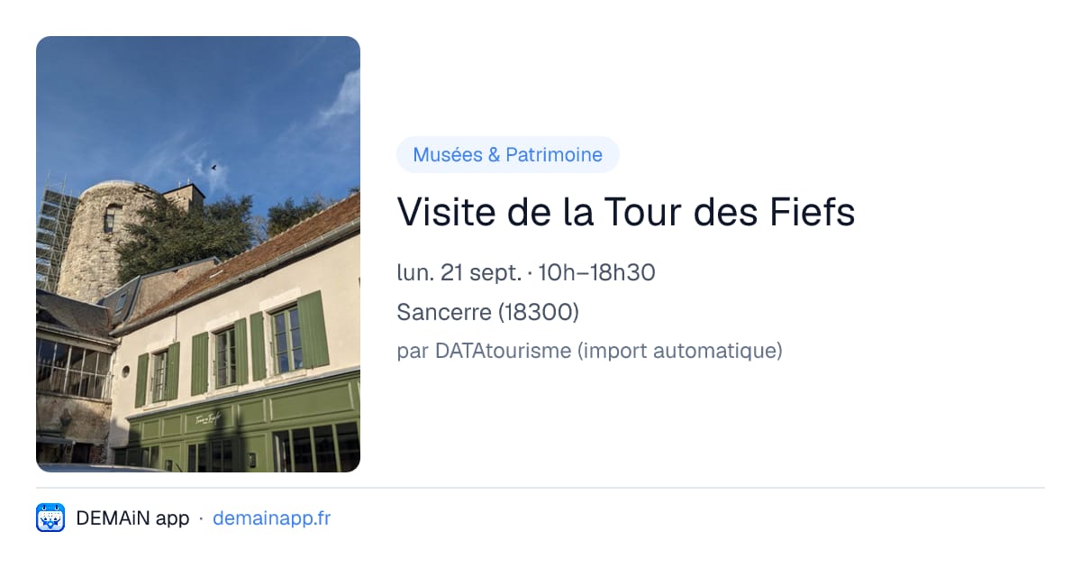 Visite de la Tour des Fiefs — Sancerre