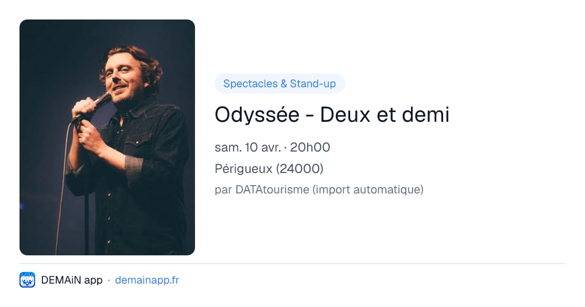 Odyssée - Deux et demi — Périgueux