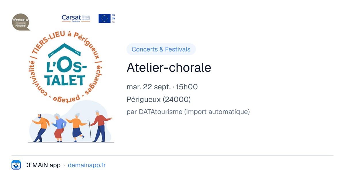 Atelier-chorale — Périgueux