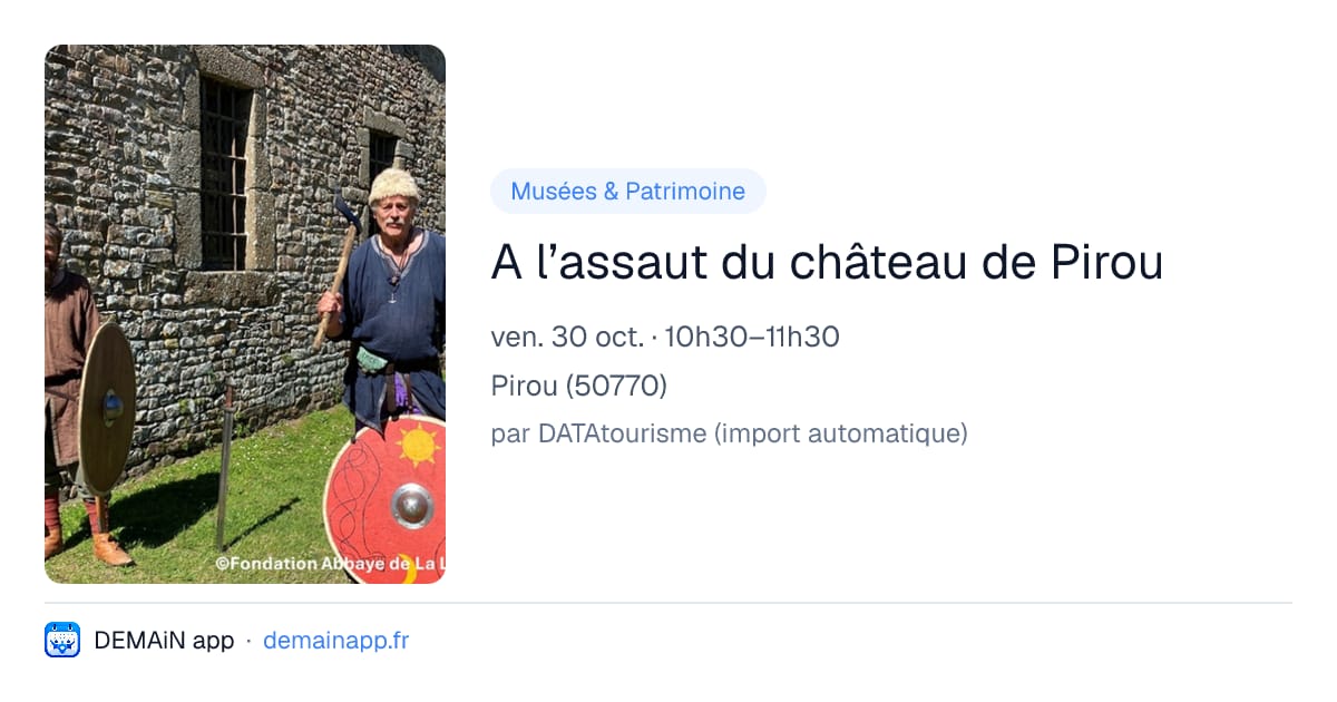 A l’assaut du château de Pirou — Pirou
