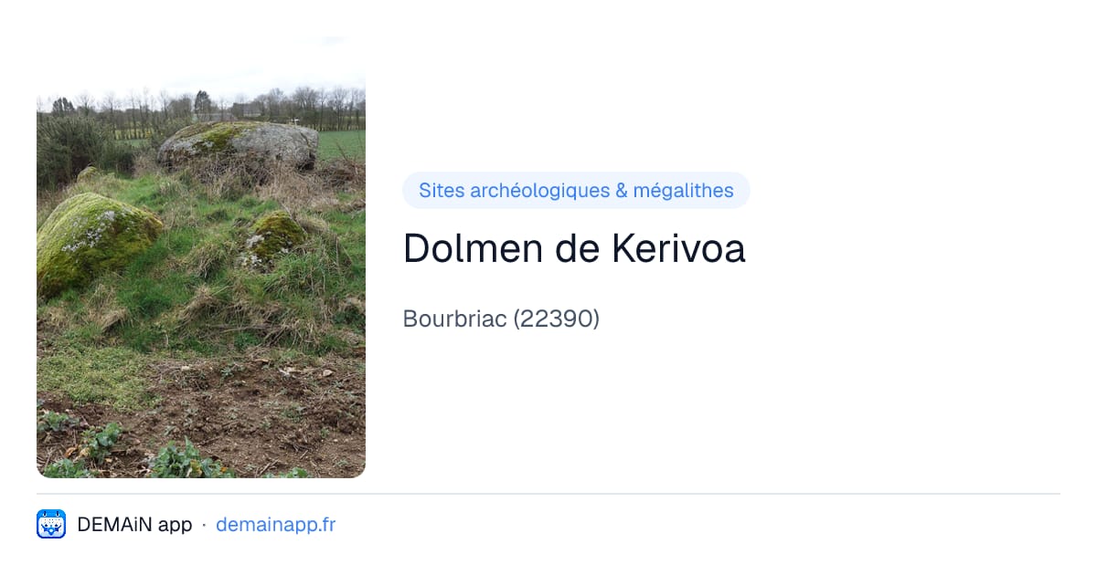 Dolmen de Kerivoa — Bourbriac