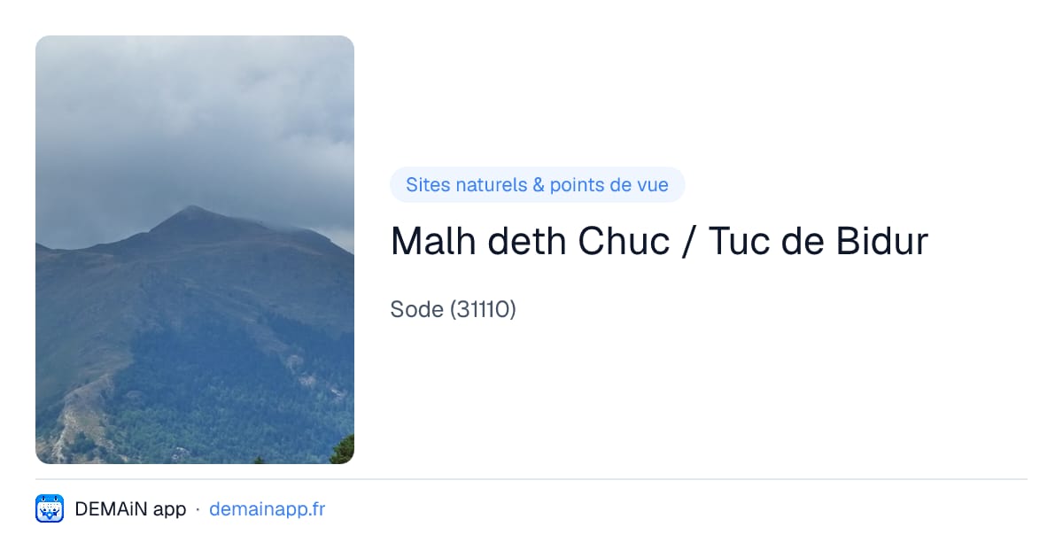 Malh deth Chuc / Tuc de Bidur — Sode