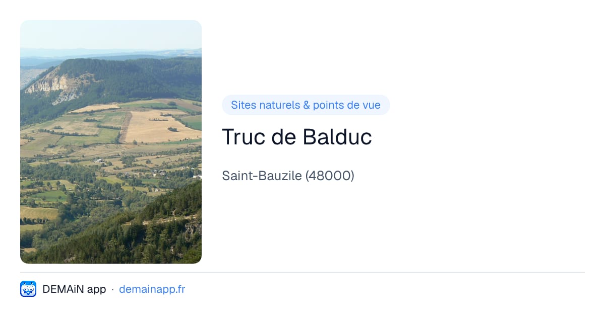 Truc de Balduc — Saint-Bauzile