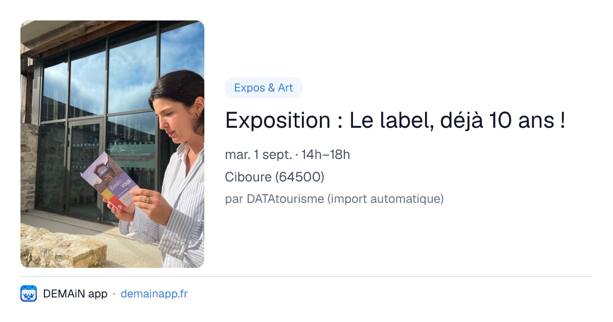 Exposition : Le label, déjà 10 ans ! — Ciboure