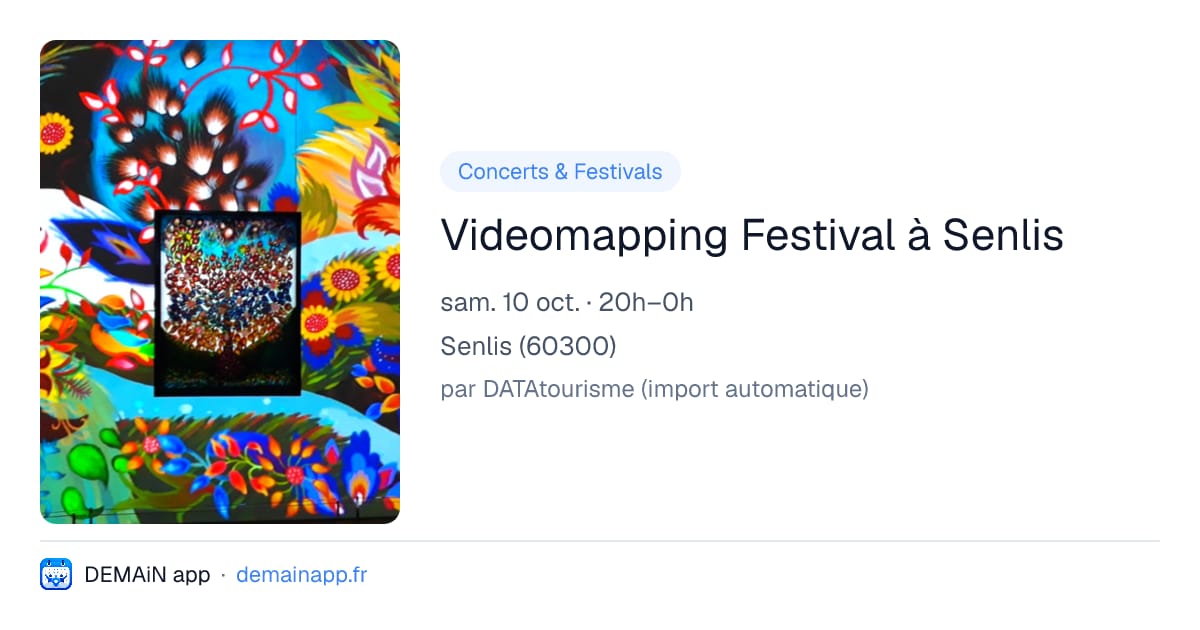 Videomapping Festival à Senlis — Senlis