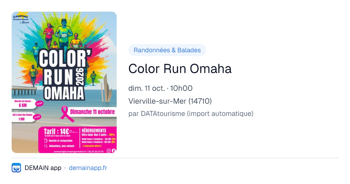 Color Run Omaha — Vierville-sur-Mer