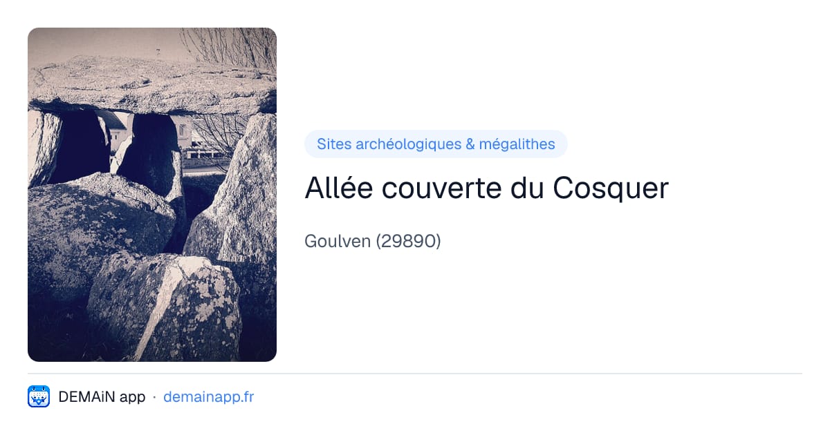 Allée couverte du Cosquer — Goulven
