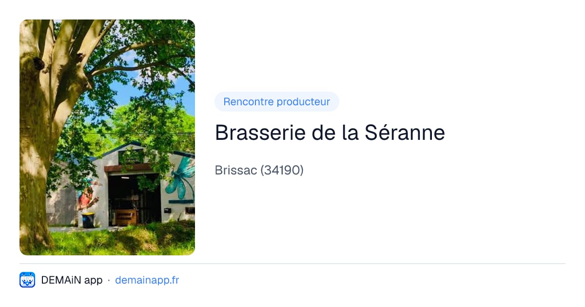 Brasserie de la Séranne — Brissac