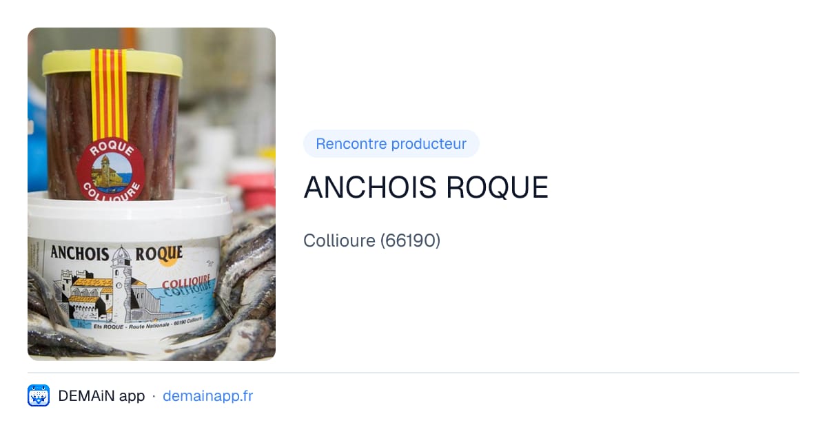 ANCHOIS ROQUE — Collioure