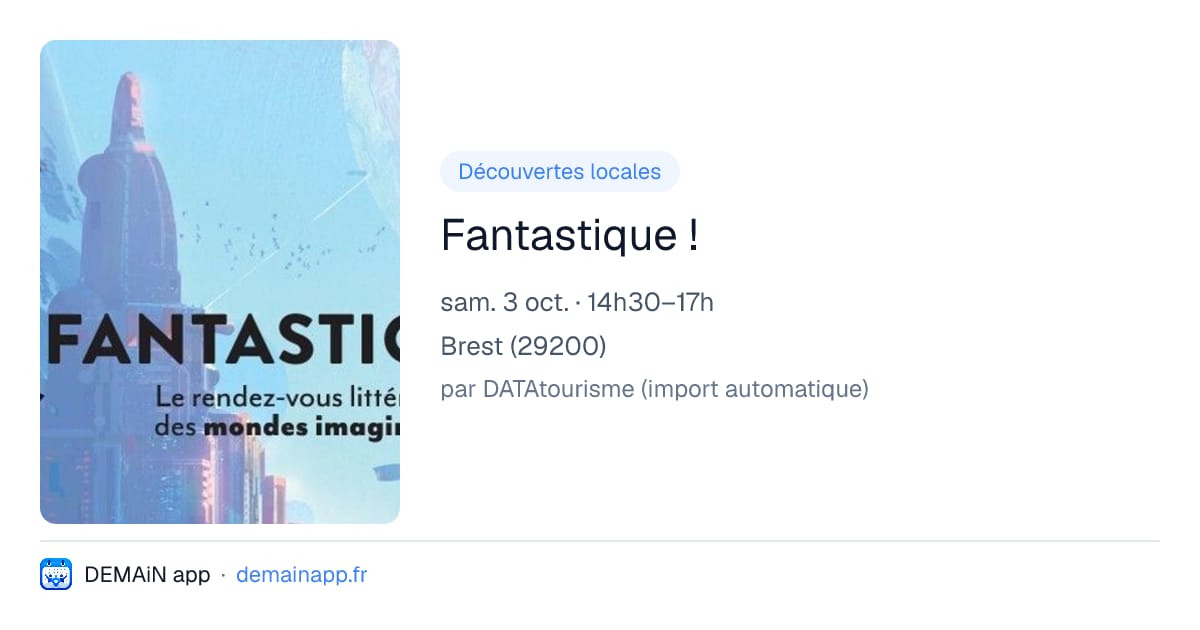 Fantastique ! — Brest