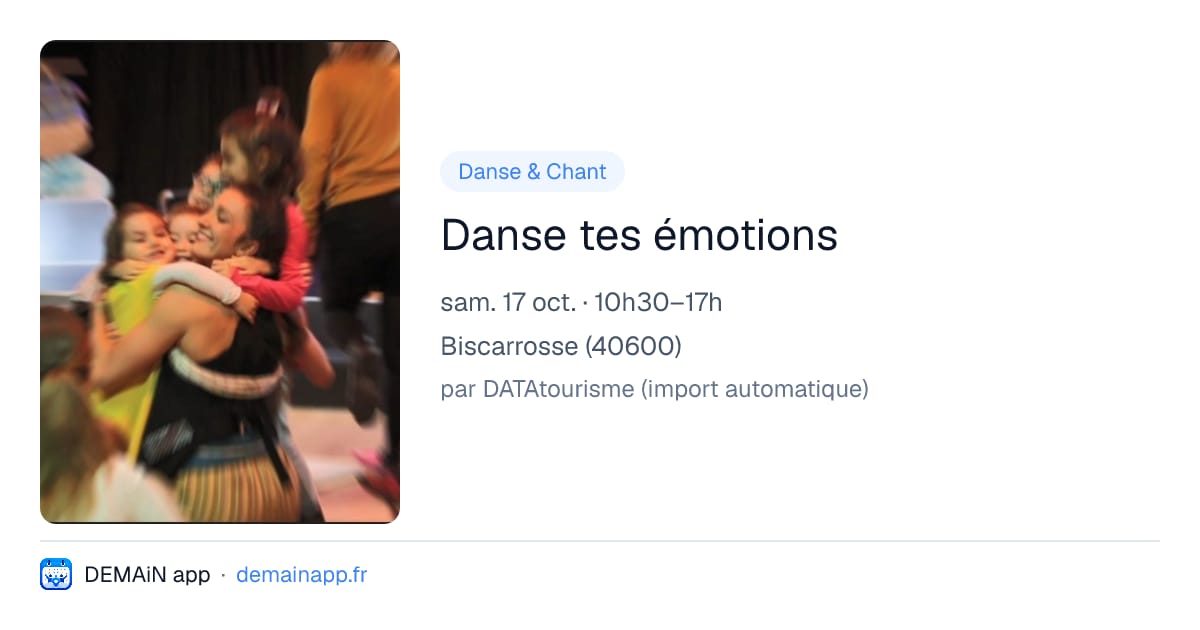 Danse tes émotions — Biscarrosse