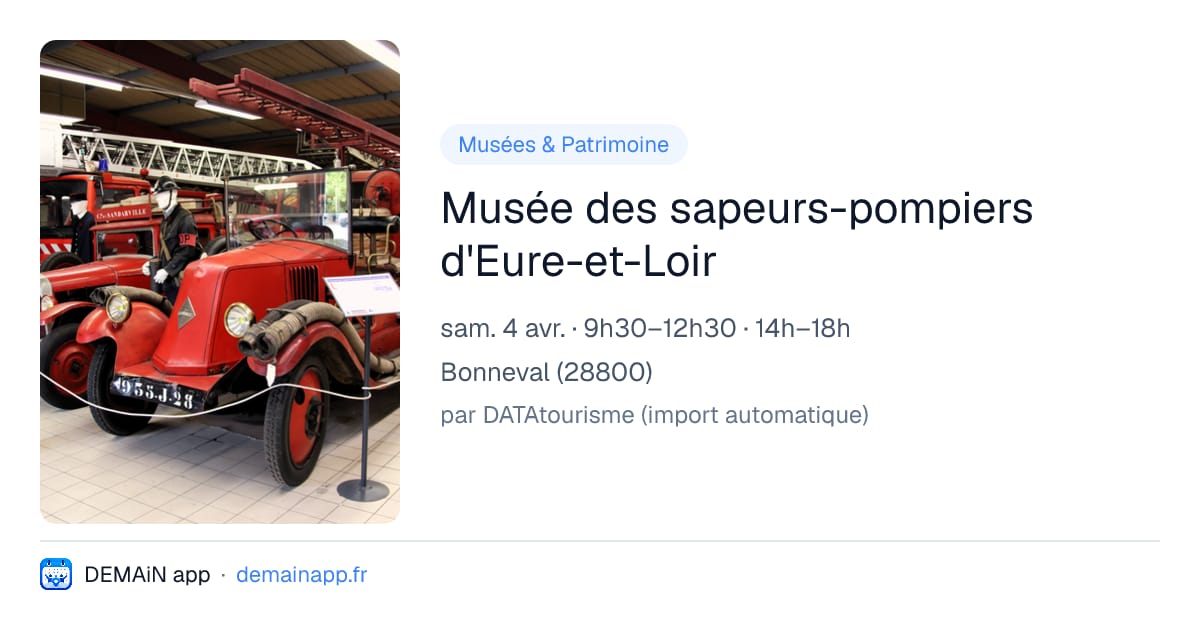 Musée des sapeurs-pompiers d'Eure-et-Loir — Bonneval
