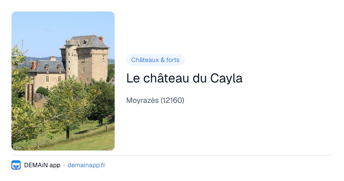 Le château du Cayla — Moyrazès