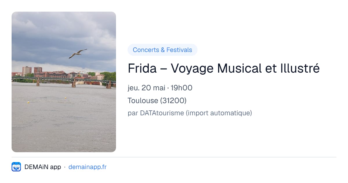 Frida – Voyage Musical et Illustré — Toulouse