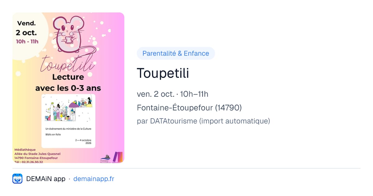Toupetili — Fontaine-Étoupefour