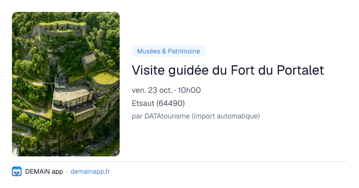 Visite guidée du Fort du Portalet — Etsaut
