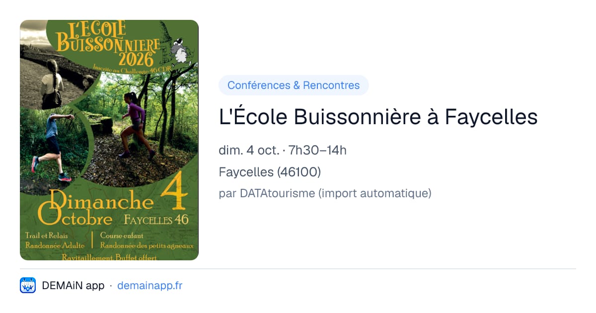 L'École Buissonnière à Faycelles — Faycelles