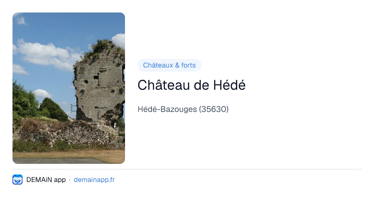 Château de Hédé — Hédé-Bazouges