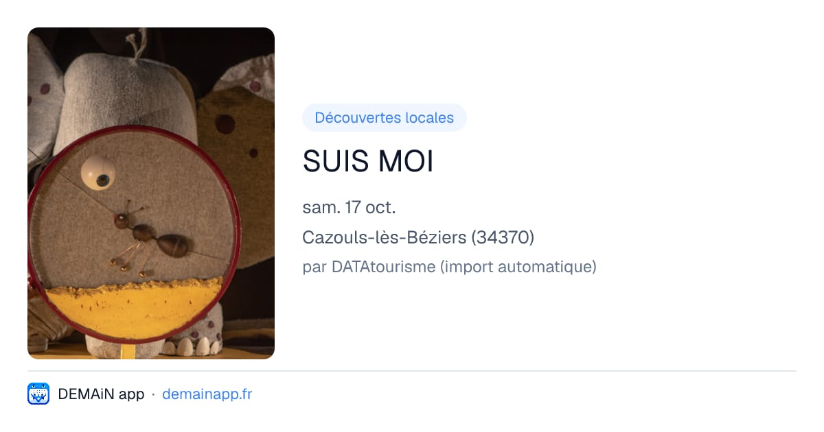 SUIS MOI — Cazouls-lès-Béziers