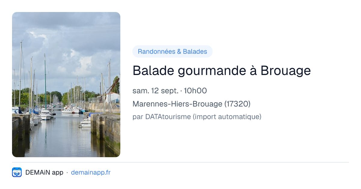Balade gourmande à Brouage — Marennes-Hiers-Brouage