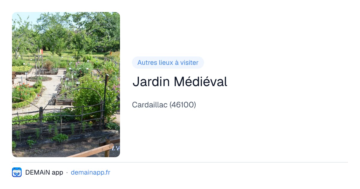 Jardin Médiéval — Cardaillac