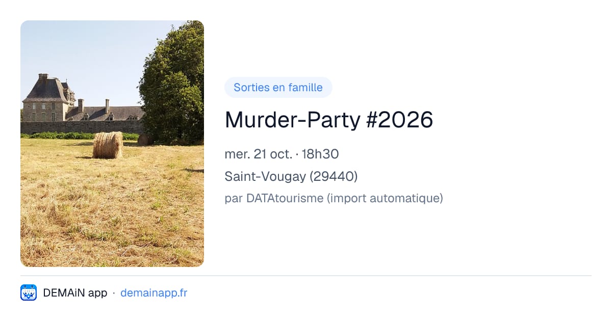 Murder-Party #2026 — Saint-Vougay