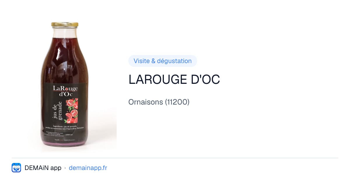 LAROUGE D'OC — Ornaisons