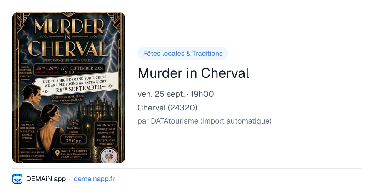 Murder in Cherval — Cherval