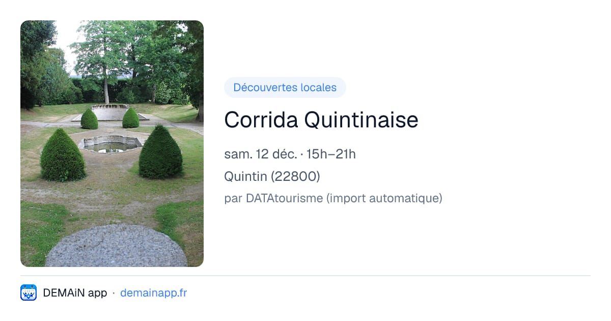 Corrida Quintinaise — Quintin