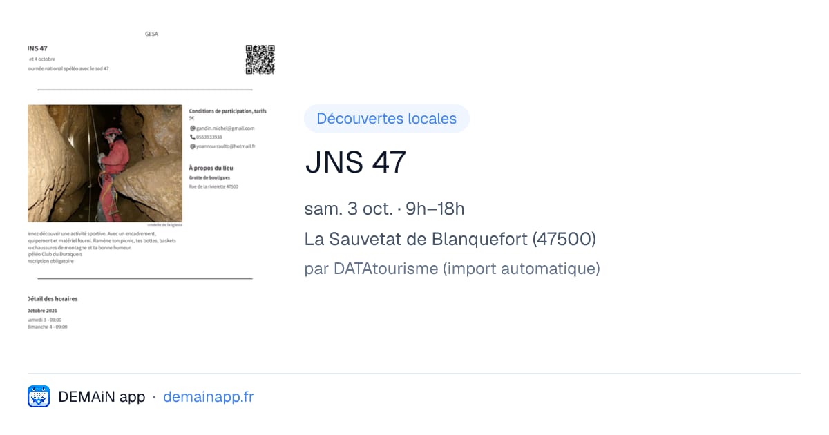 JNS 47 — La Sauvetat de Blanquefort