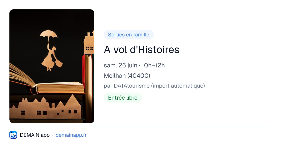 A vol d'Histoires — Meilhan