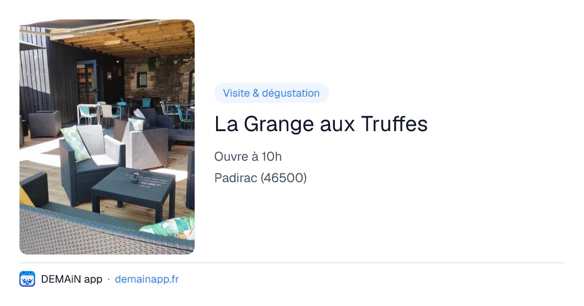 La Grange aux Truffes — Padirac