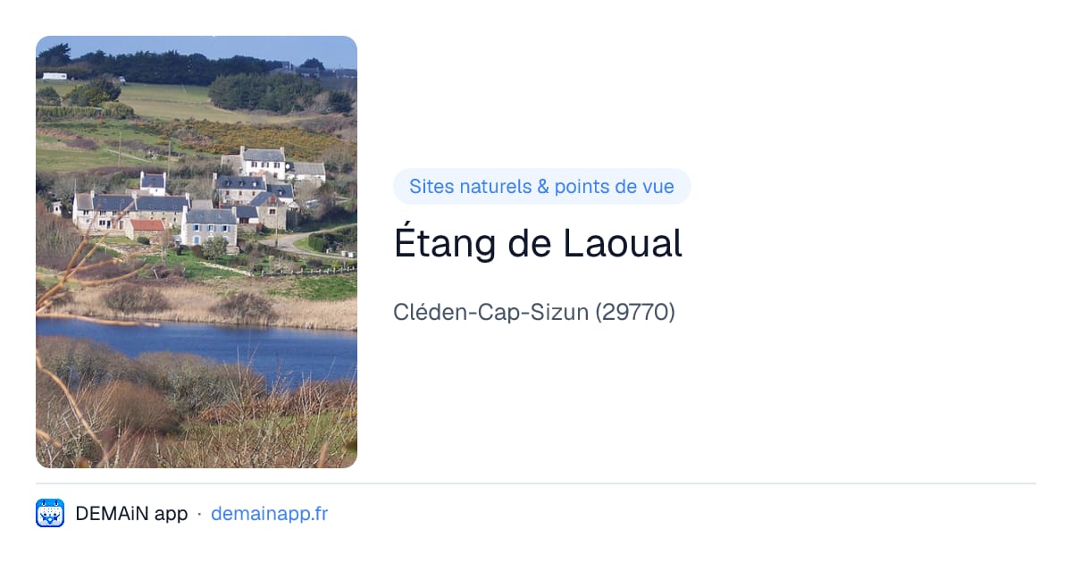 Étang de Laoual — Cléden-Cap-Sizun