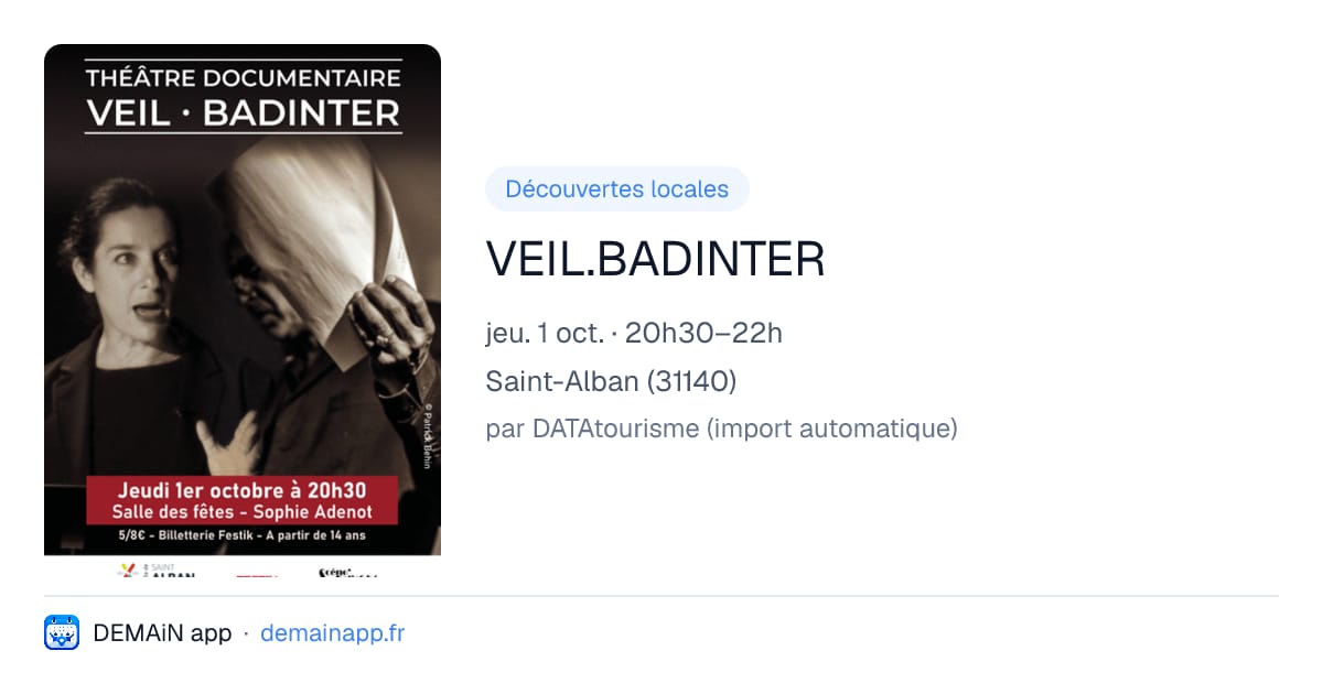 VEIL.BADINTER — Saint-Alban