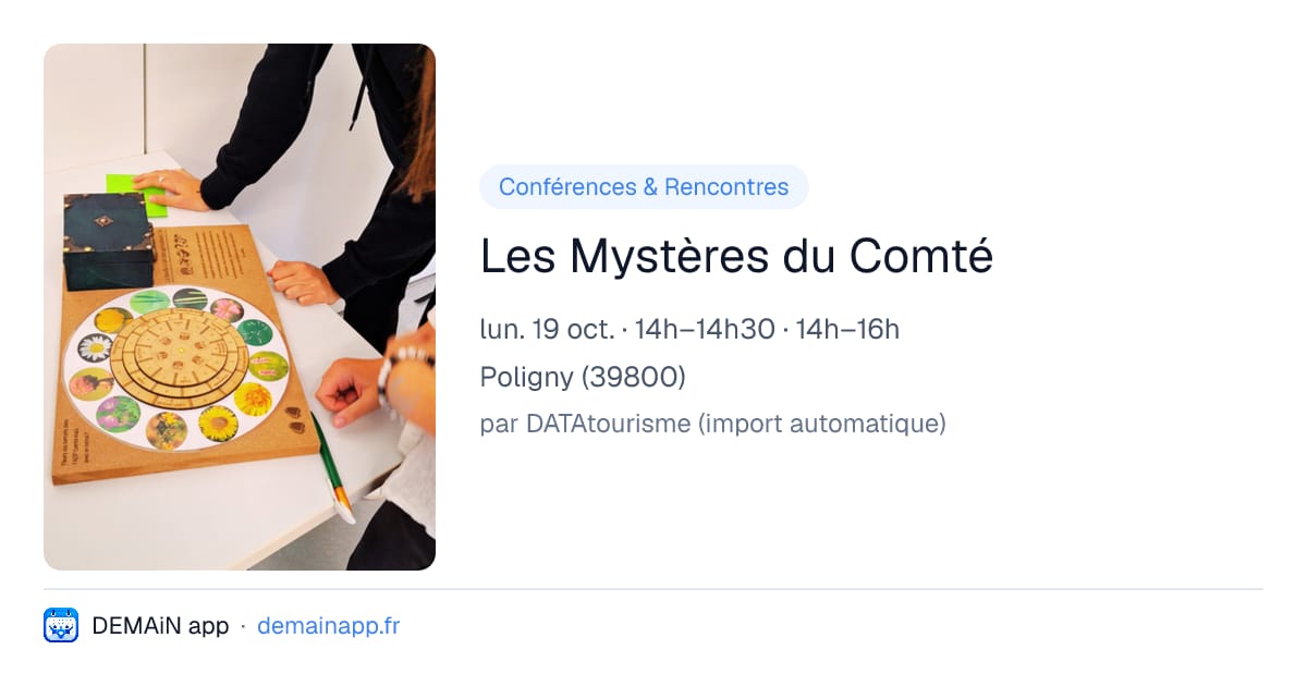 Les Mystères du Comté — Poligny