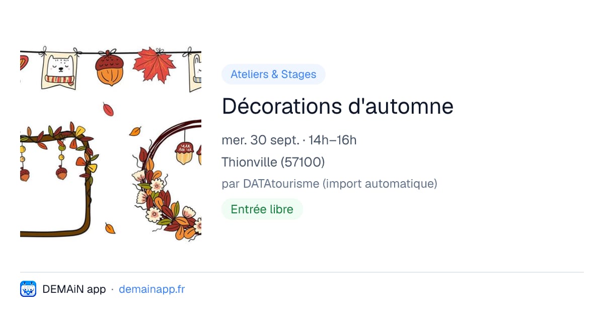 Décorations d'automne — Thionville