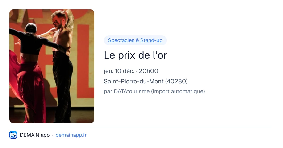 Le prix de l’or — Saint-Pierre-du-Mont